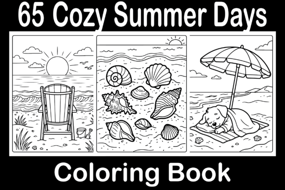 Download Cozy Summer Days Coloring Book - Cozy Collection