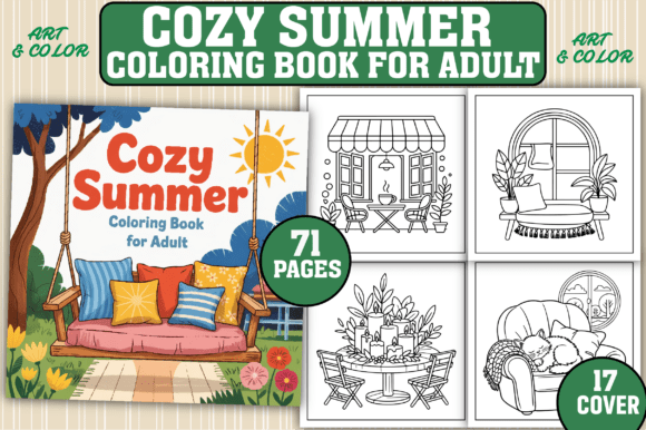 Download 71 Cozy Summer Coloring Pages for Adult - Cozy Collection