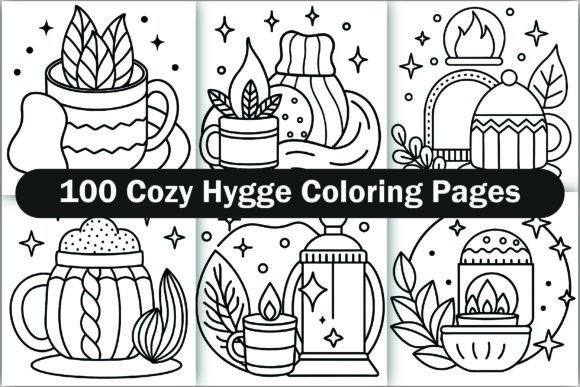 Download Cozy Hygge Coloring Pages - Cozy Collection