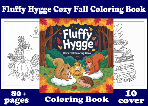 Download Fluffy Hygge Cozy Fall Coloring Book - Cozy Collection