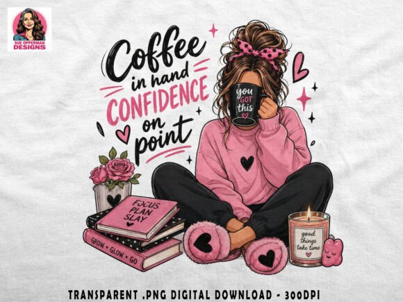 Download Coffee in Hand PNG | Cozy Boss Babe - Cozy Collection