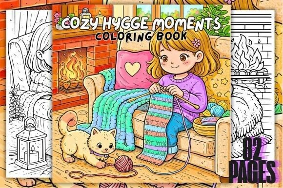 Download Cozy Hygge Moment Coloring Book - Cozy Collection
