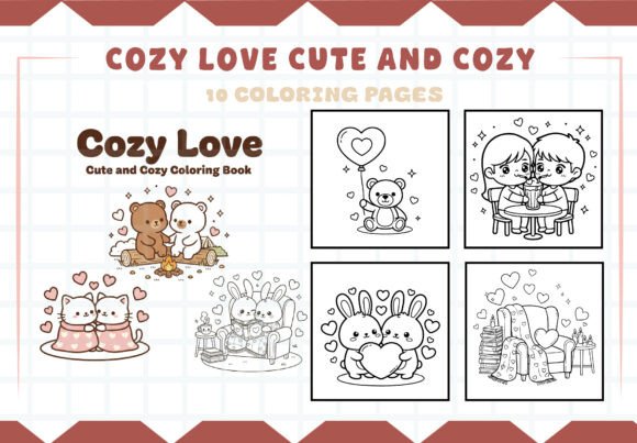 Download Cozy Love Cute and Cozy Coloring Pages - Cozy Collection