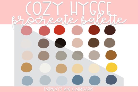 Download Cozy Hygge Procreate Color Palette - Cozy Collection